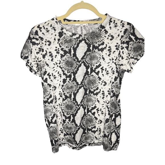 Rag & Bone Snake Print T-Shirt Women's Size S - Picture 1 of 5